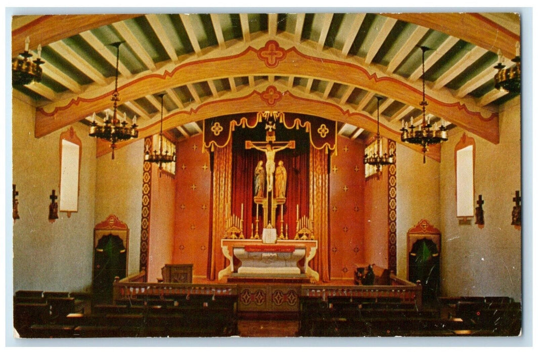 c1960 Chapel St. Francis Retreat Hills San Juan Bautista California CA Postcard