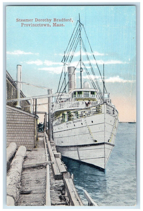 c1910 Steamer Dorothy Bradford Provincetown Massachusetts MA Unposted Postcard