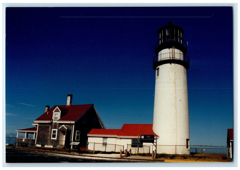 1995 Highlands Light Known Cape Cod Light Truro Cape Cod Massachusetts Postcard