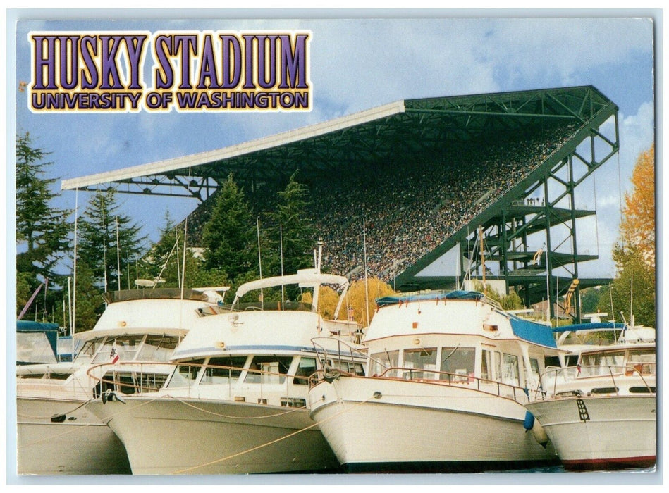 1999 Husky Football Stadium University Washington Seattle Washington WA Postcard