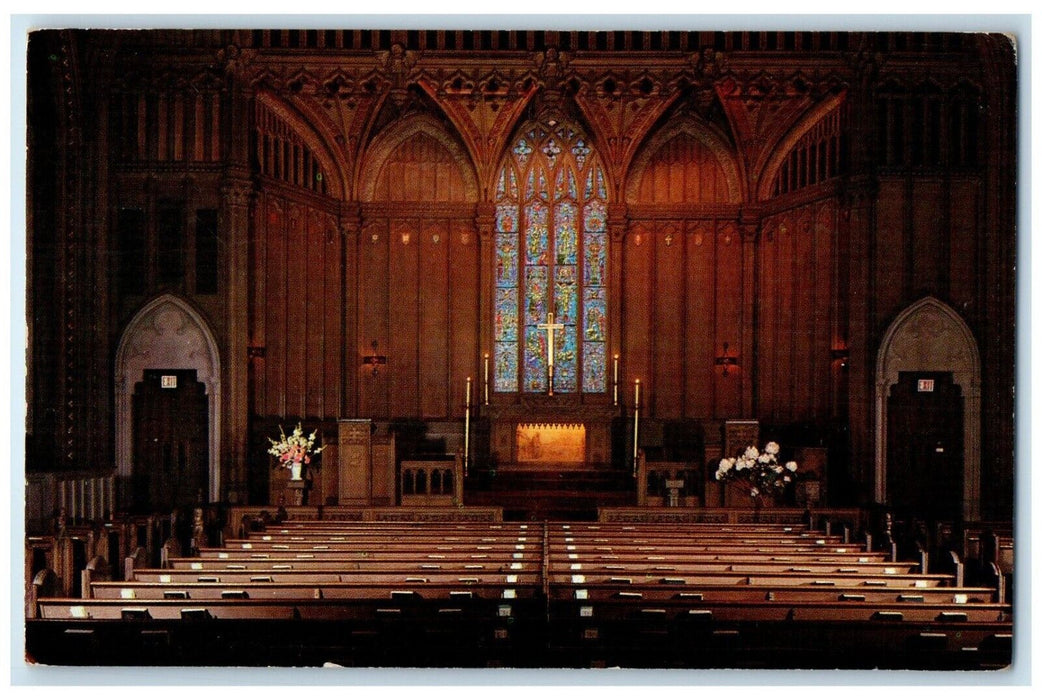 1964 Chicago Temple First Methodist Clark Washington Chicago Illinois Postcard