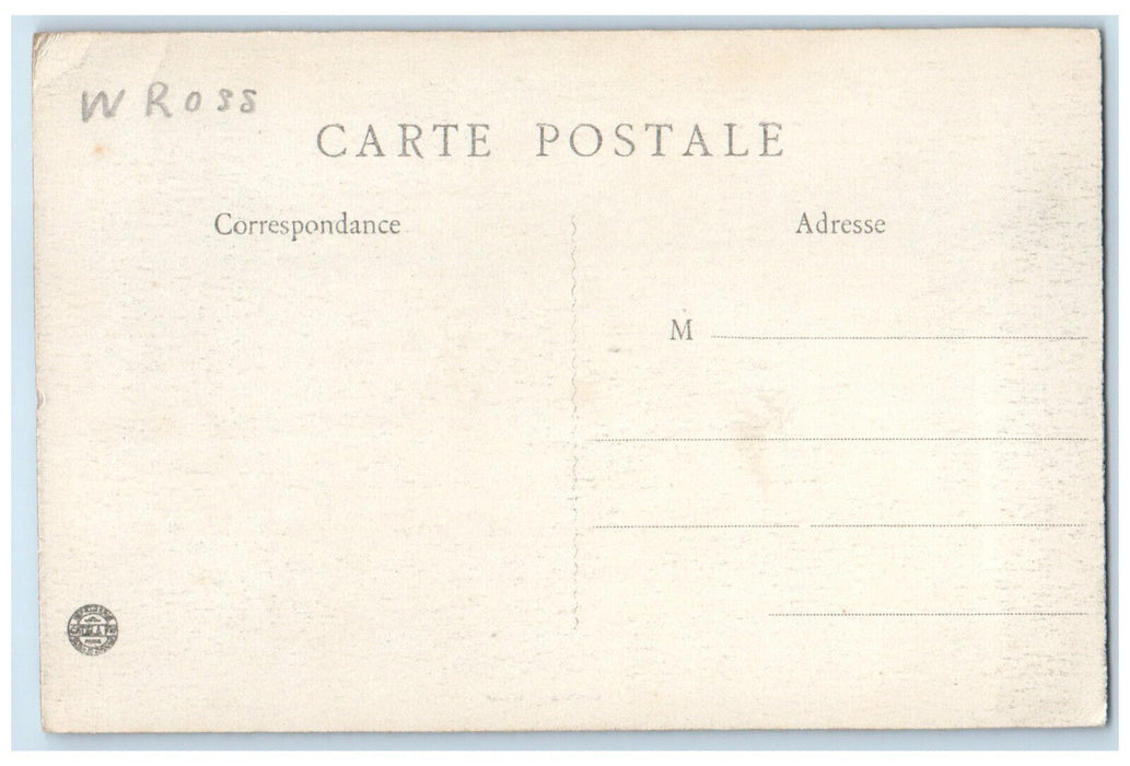 c1910 Special Edition Station Road Pernes France Antique Unposted Postcard