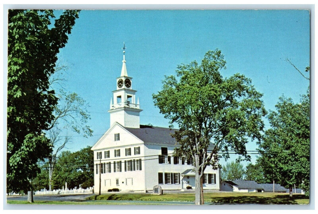 1981 Exterior View First Congregational Church Rindge New Hampshire NH Postcard