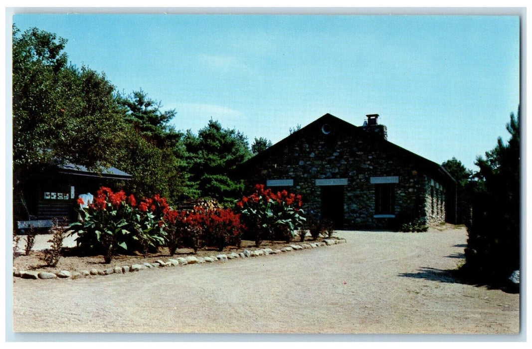 1960 Hilltop House Cathedral Pines Rindge New Hampshire Vintage Antique Postcard