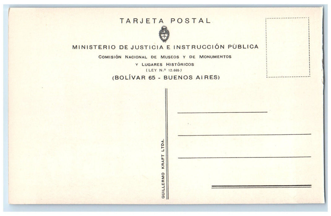 c1950's The Chapter House El Cabildo Buenos Aires Argentina Postcard
