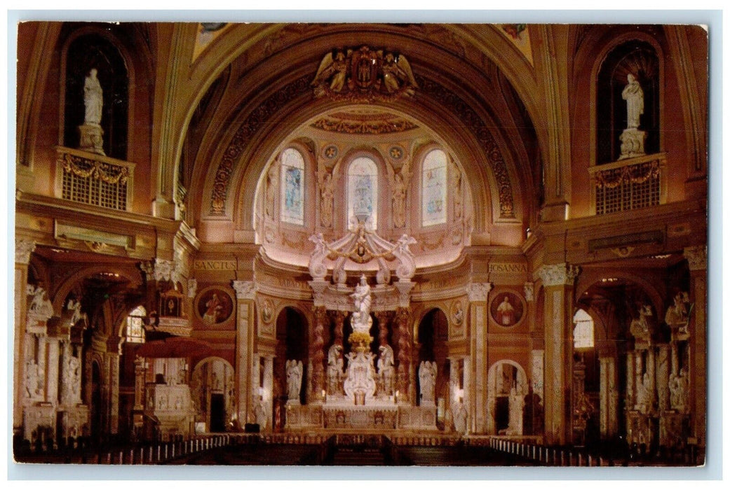 1969 National Shrine Our Lady Victory Basilica Lackawanna New York NY Postcard