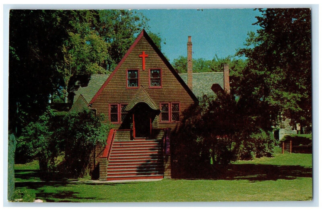 c1960 Front View St Peter Episcopal Church Rockland Maine ME Unposted Postcard