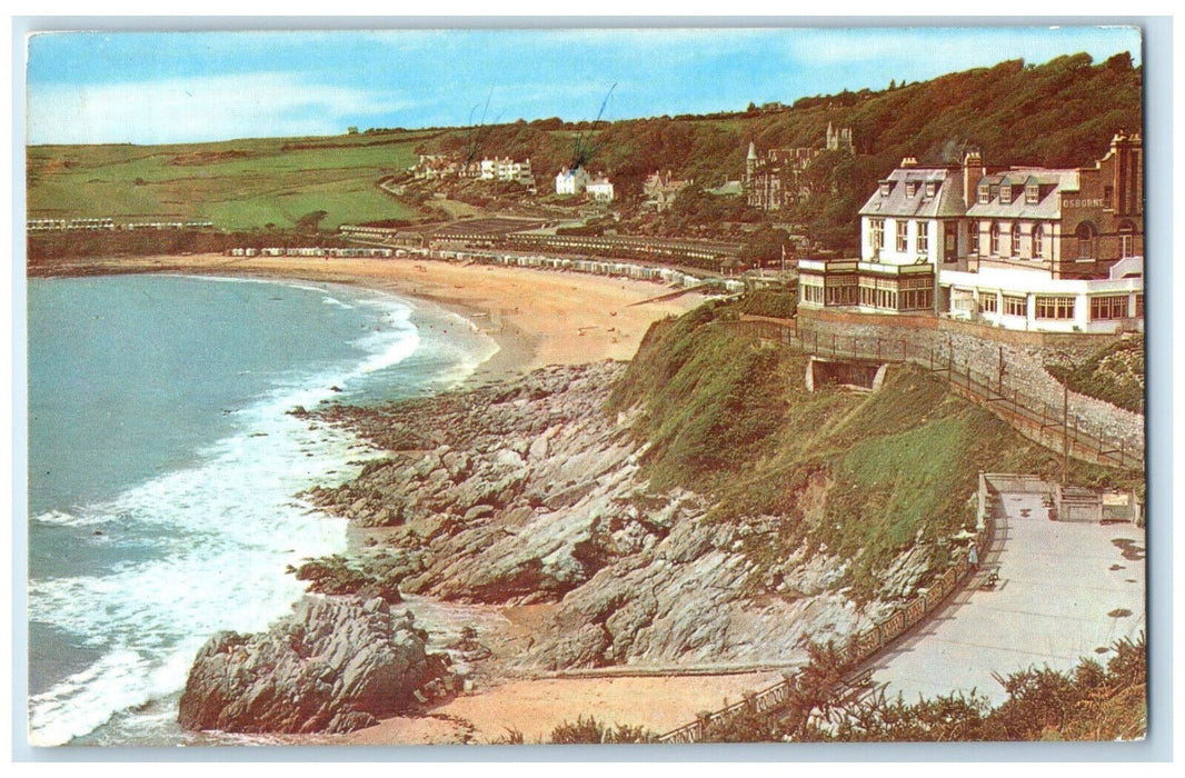 1963 Langland Bay Gower Newton England United Kingdom Posted Postcard