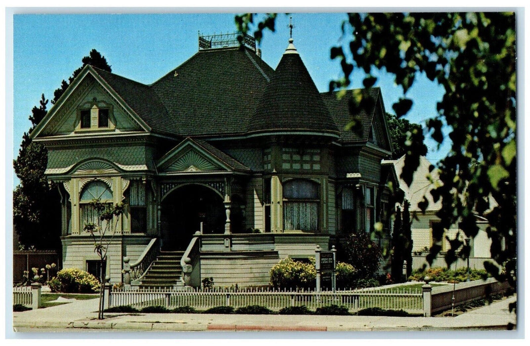 c1960 Steinbeck House Central Ave. Salinas California Vintage Antique Postcard
