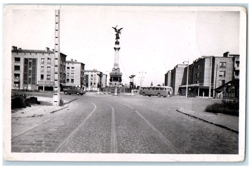 c1940's Entrance to Boulevard Carnot E.C. Dunkirk France RPPC Photo Postcard