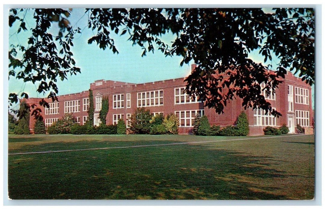 c1960 Georgetown High School Exterior Building Georgetown Delaware DE Postcard