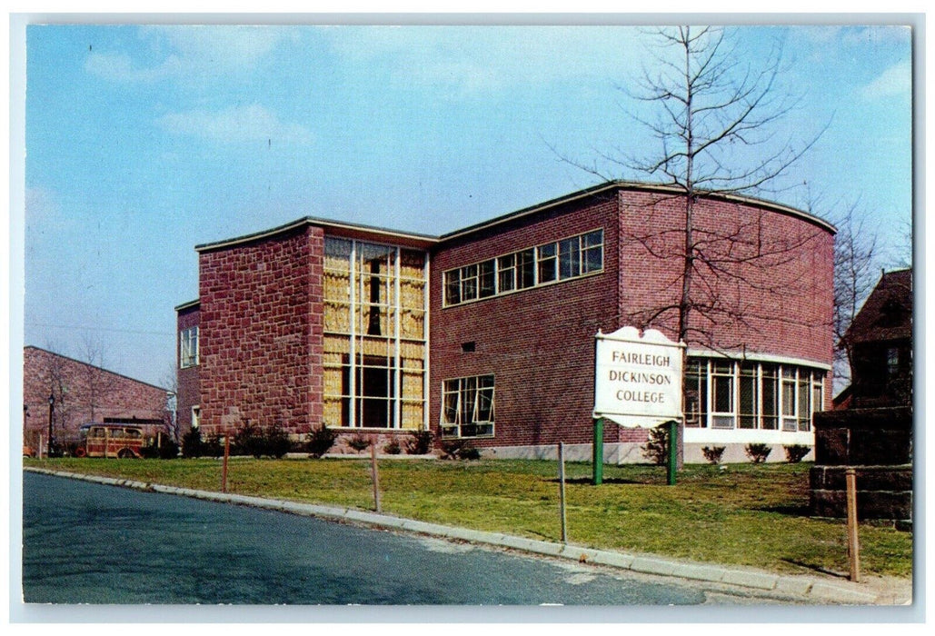 c1960 Exterior Textile Building Fairleigh Dickinson College New Jersey Postcard