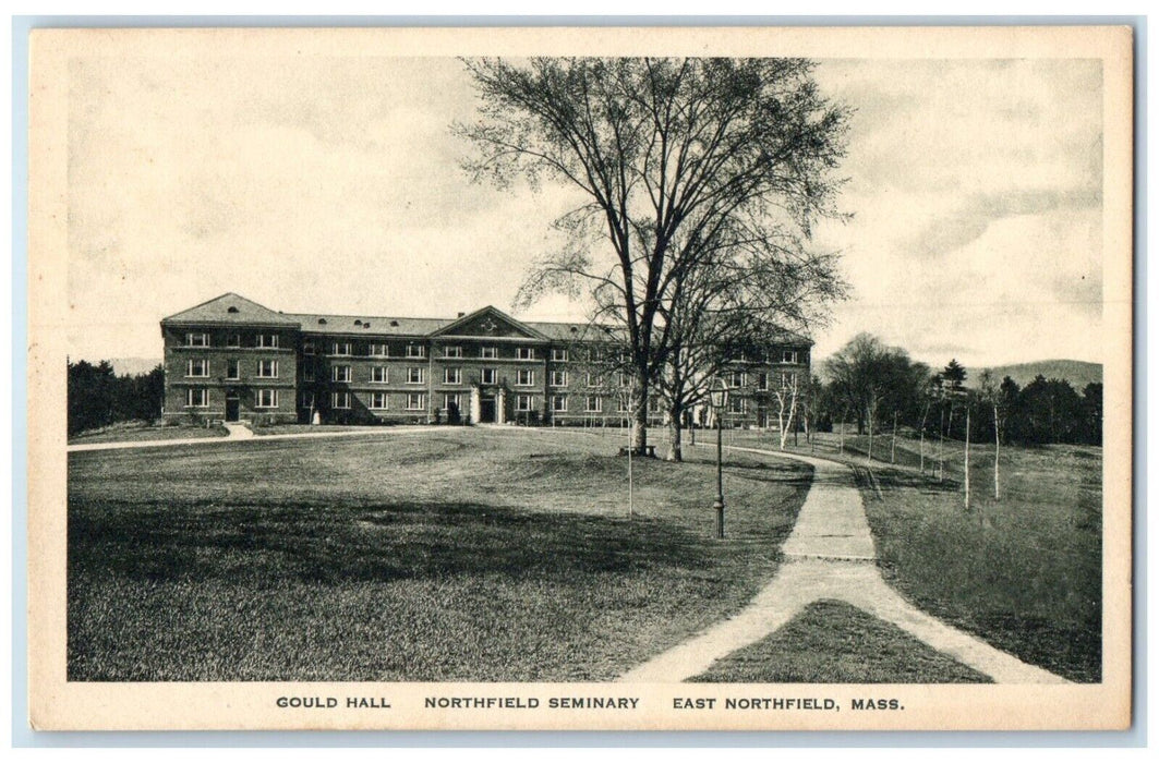 c1940 Gould Hall Northfield Seminary East Northfield Massachusetts MA Postcard