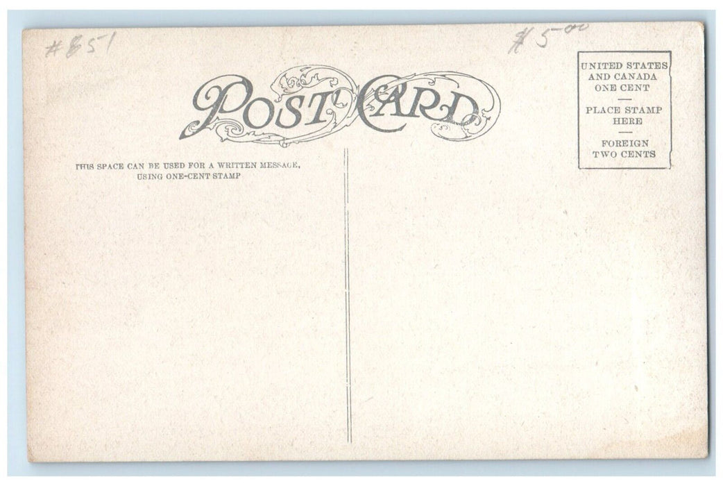 c1910's View Of Palmer Lake Colorado CO, Mountain Scene Houses Postcard