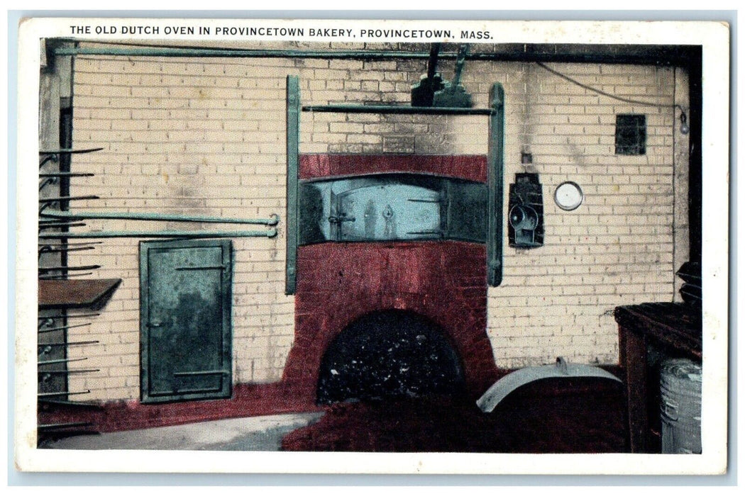 1940 Old Dutch Oven Provincetown Bakery Provincetown Massachusetts MA Postcard