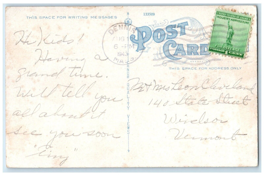 1940 Old Dutch Oven Provincetown Bakery Provincetown Massachusetts MA Postcard