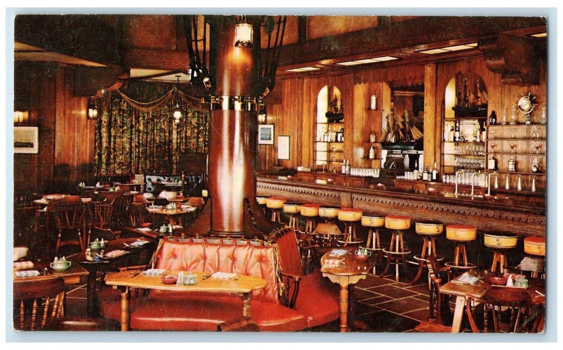 c1950's The Brown Palace Hotel Ship Tavern Dining Room Denver CO Postcard