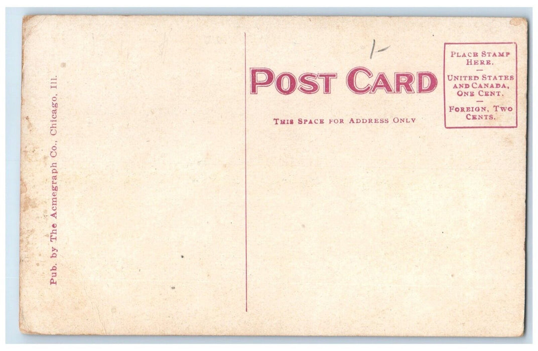 1910 St Anthony Falls Showing Log Shutes Minneapolis Minnesota Unposted Postcard