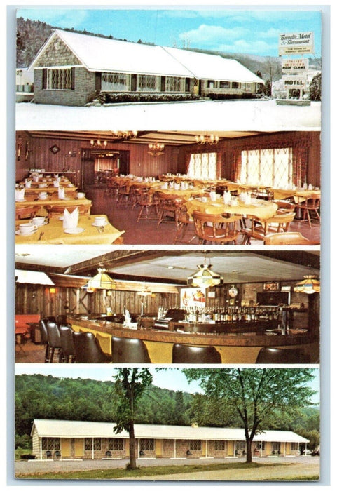 1980 Boreali's Restaurant And Motel Howe Caverns New York NY Multiview Postcard