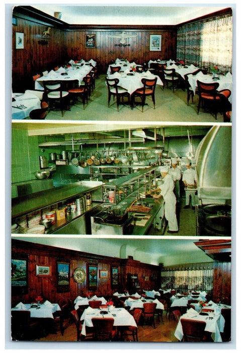 c1950's Pierce's Restaurant Elmira Heights New York NY Multiview Postcard