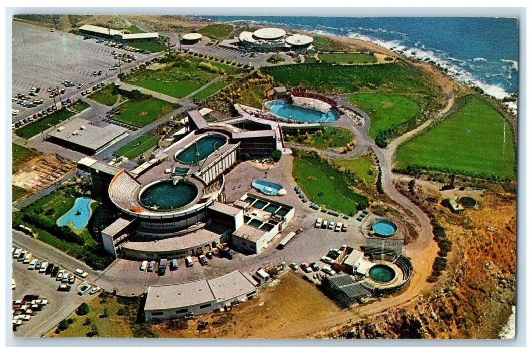 1960 Marineland Pacific Palos Verdes Estates Portuguese Bend California Postcard