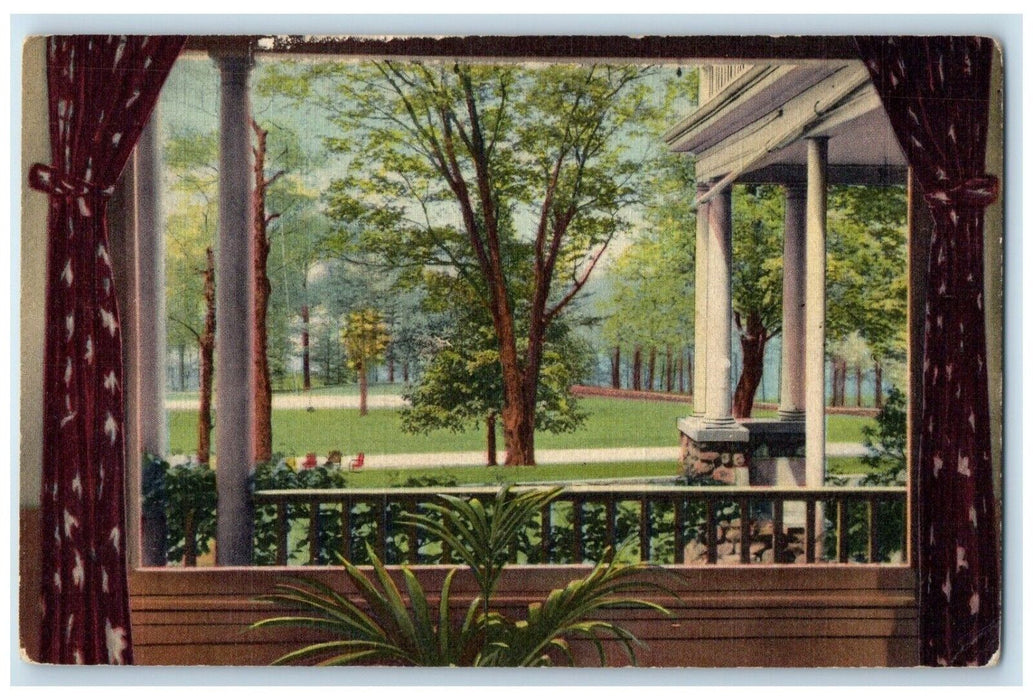c1940 New England Sanitarium Hospital Stoneham Massachusetts MA Vintage Postcard
