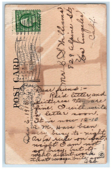 1913 Little Girl Has Your Hammock Room For Two Carlisle Pennsylvania PA Postcard