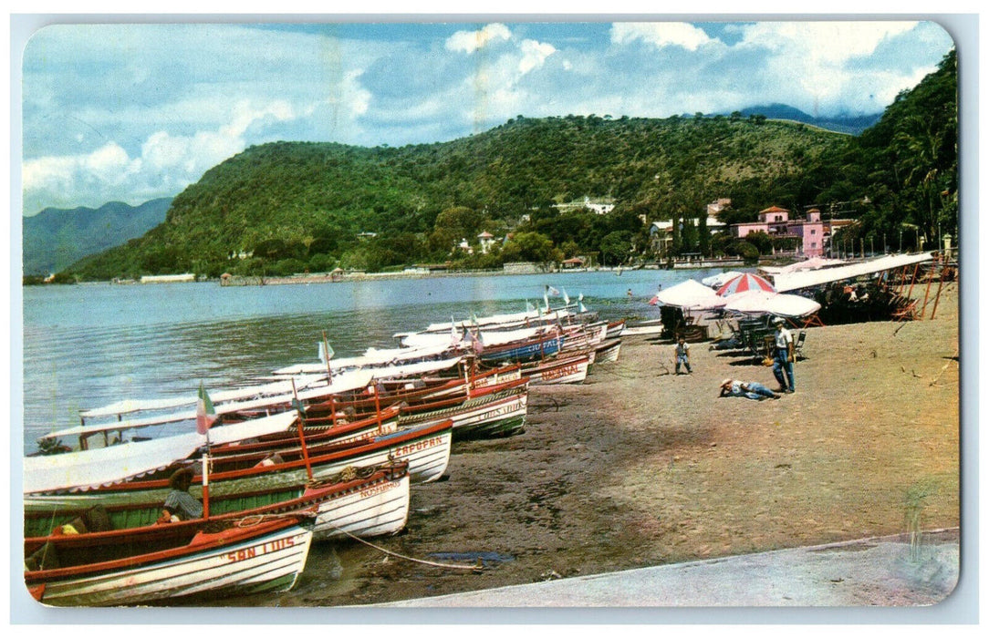 c1950's Lago De Chapala Lake Near Guadalajara Jalisco Mexico Postcard