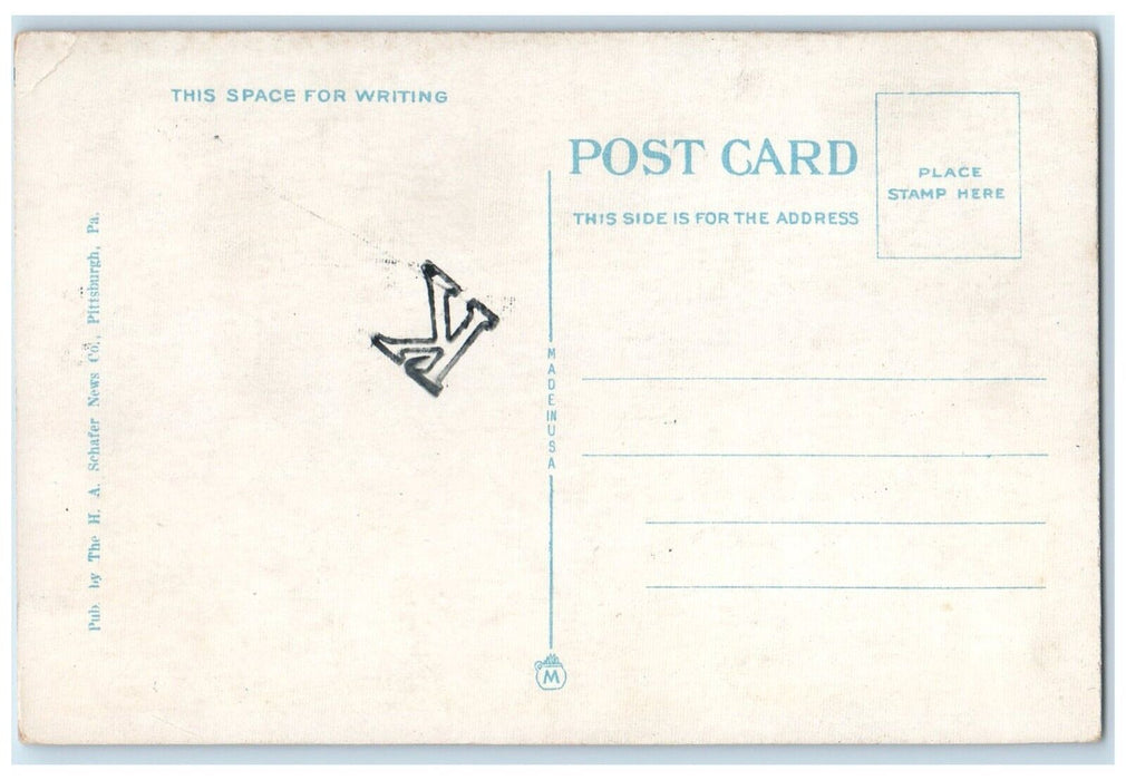 c1930 Hill Top YMCA Mt. Oliver Pittsburgh Pennsylvania Vintage Antique Postcard