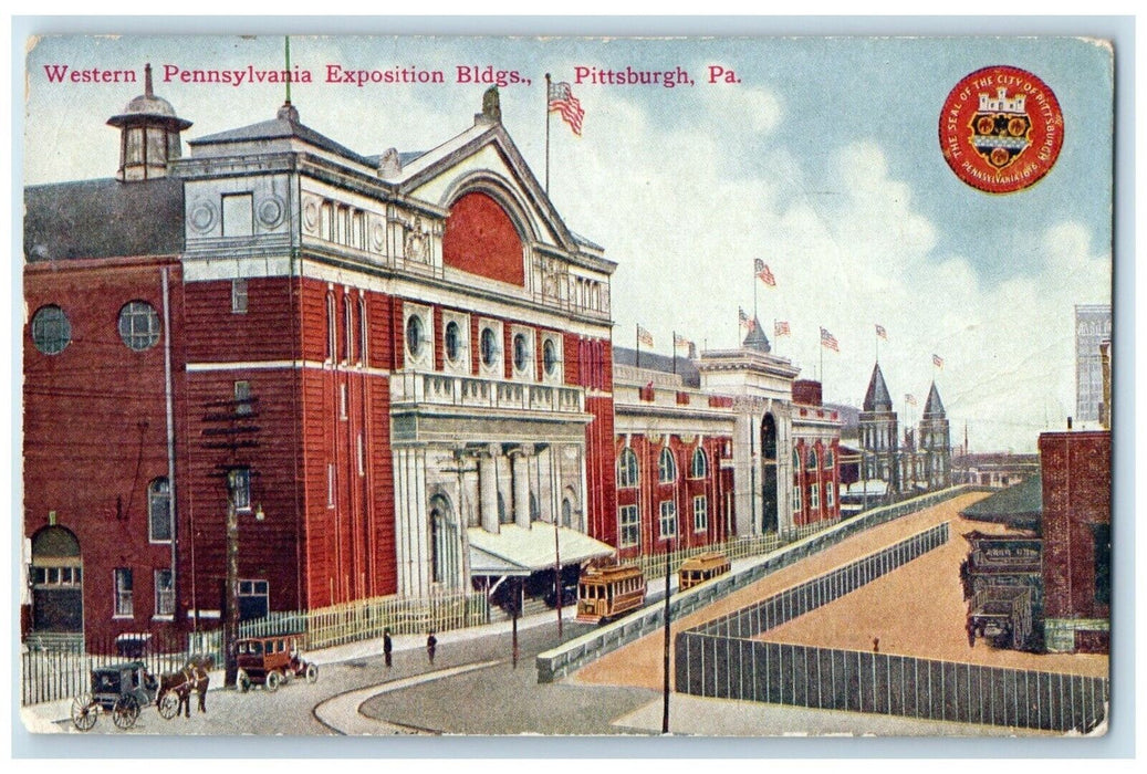 1910 Western Pennsylvania Exposition Buildings Pittsburgh Pennsylvania Postcard