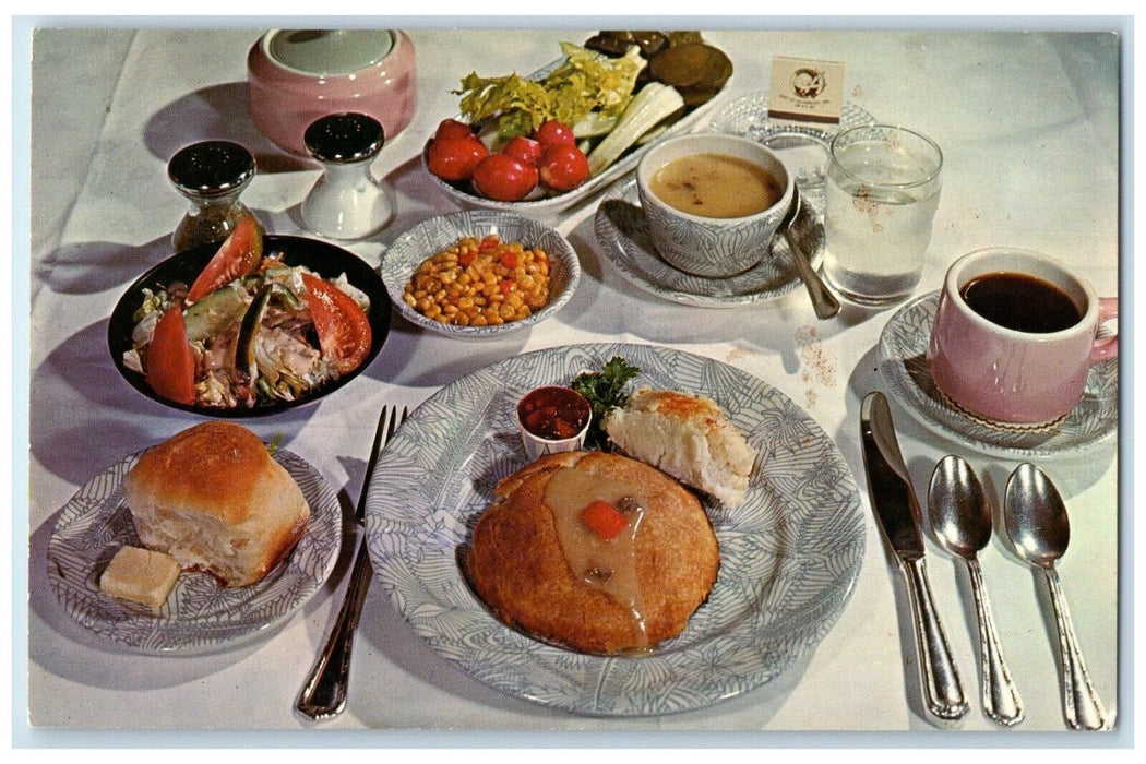 Strongbow Turkey Farm & Inn Restaurant Valparaiso Indiana IN Vintage Postcard
