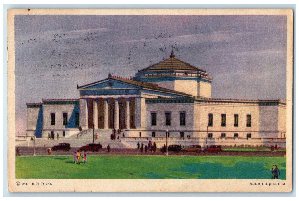 1934 Shedd Aquarium Century Of Progress Chicago Illinois IL Vintage Postcard