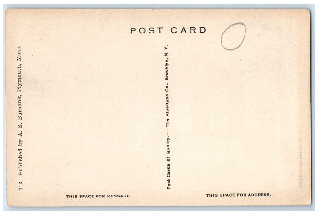 c1940 Exterior Major John Bradford House 1675 Kingston Massachusetts MA Postcard