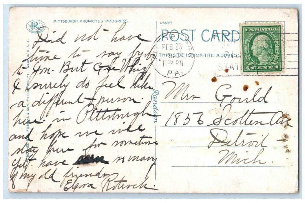 1920 Margaret Morrison School School Carnegie Technology Pittsburgh PA Postcard