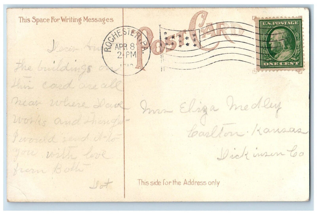 1910 Fourth Avenue Wood Street Exterior Building Pittsburg Pennsylvania Postcard