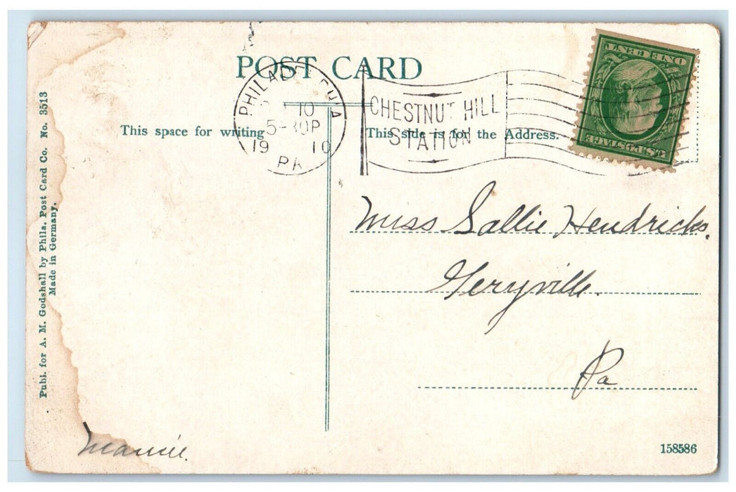 1910 East End Promenade White City Philadelphia Pennsylvania PA Vintage Postcard