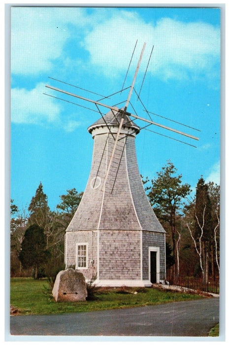 c1960 Jefferson Windmill Buzzards Bay Trading Post Bourne Massachusetts Postcard