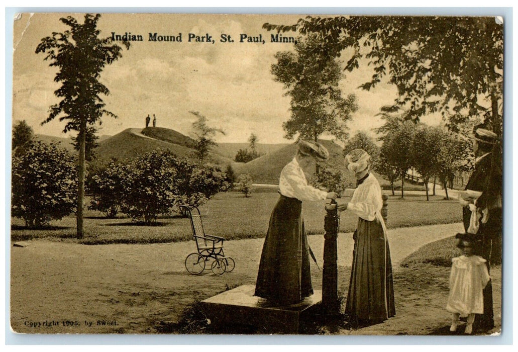 1909 Indian Mound Park St. Paul Minnesota Bergville MN DPO 1904-1935 Postcard