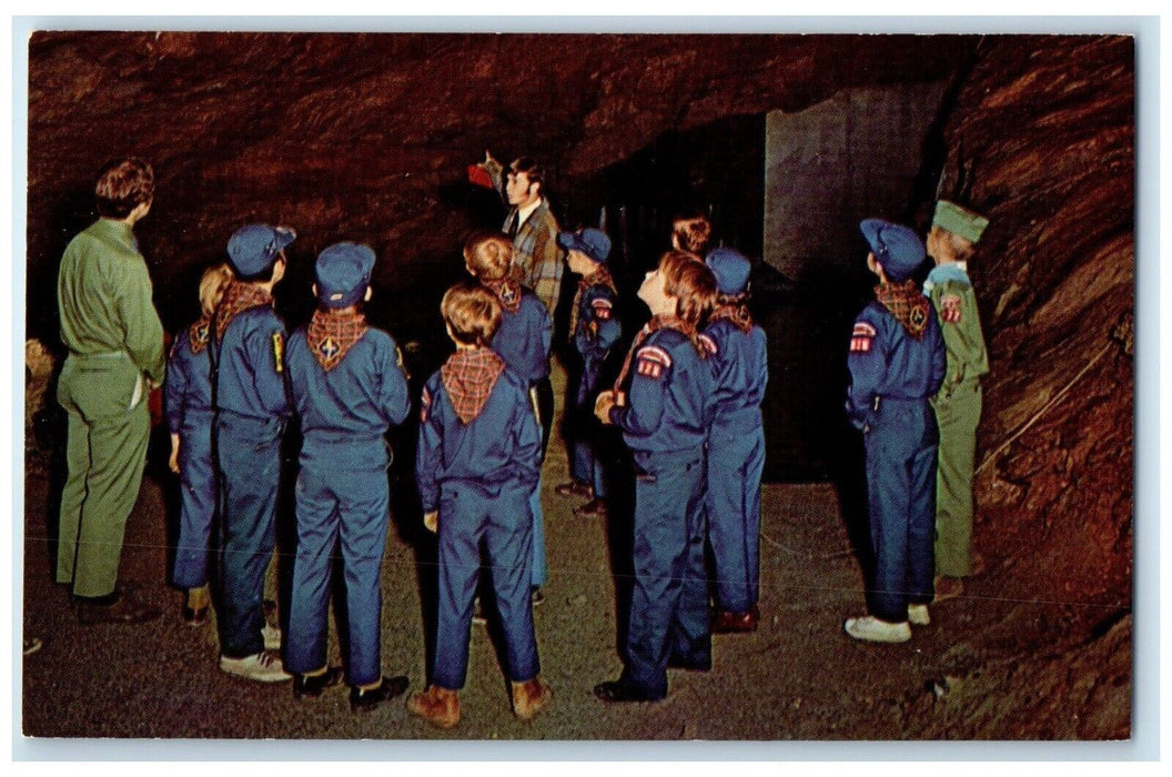 c1960 Scout Troup Harpers Ferry Brochure Caverns Inc West Virginia WV Postcard