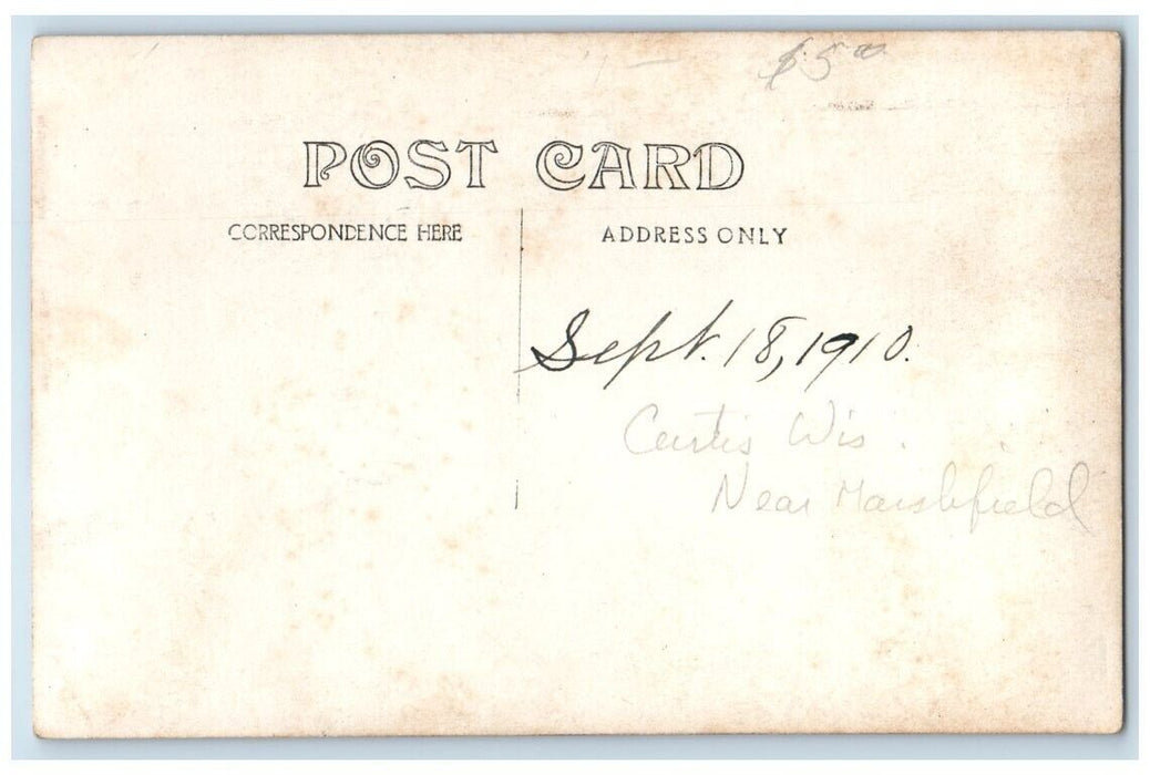 1910 Bird Pheasant Hunting Hunters Marshfield Curtis WI RPPC Photo Postcard