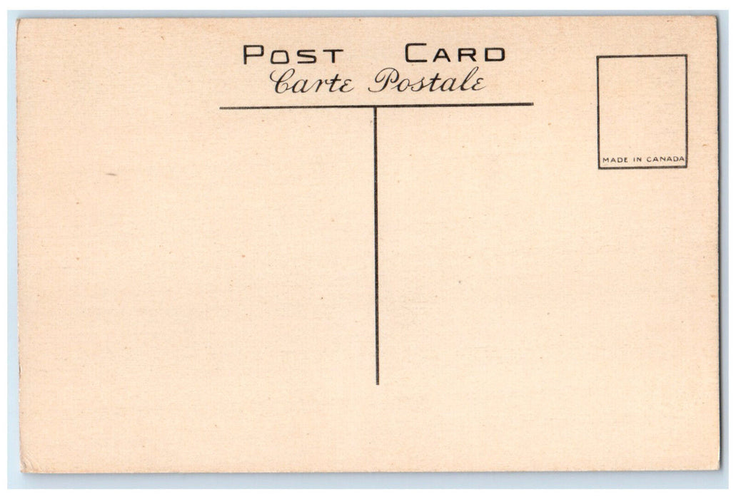 c1930's Cross Of Jacques Cartier St-Alphonse Bagotville Canada Postcard