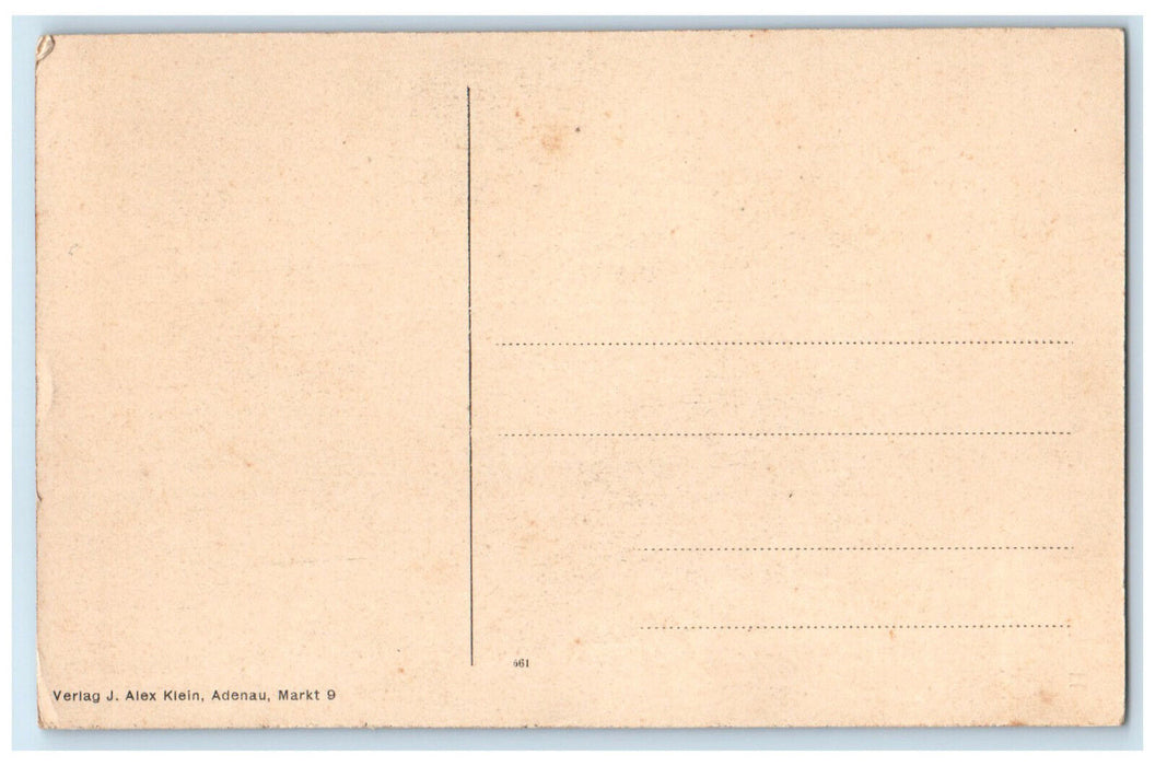 c1910 Historical House in Adenau High Eifel Germany Unposted Postcard