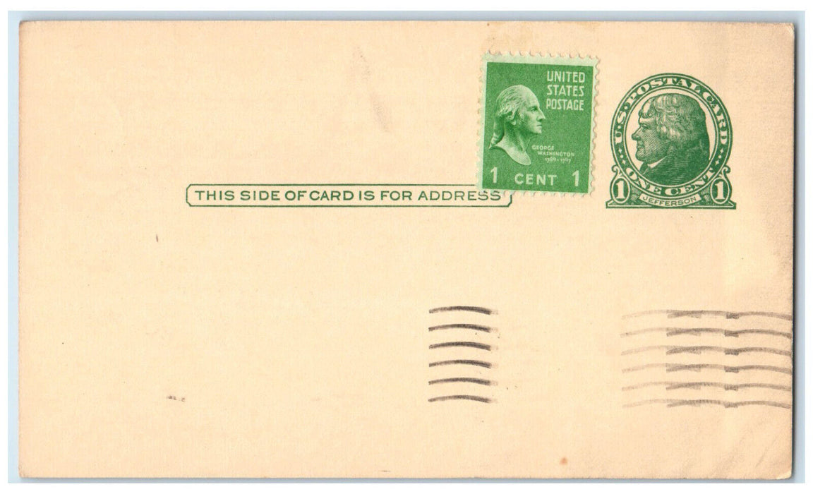 1971 Good Supply of Squibb Vince Pharmacy Osseo Minnesota MN Postal Card