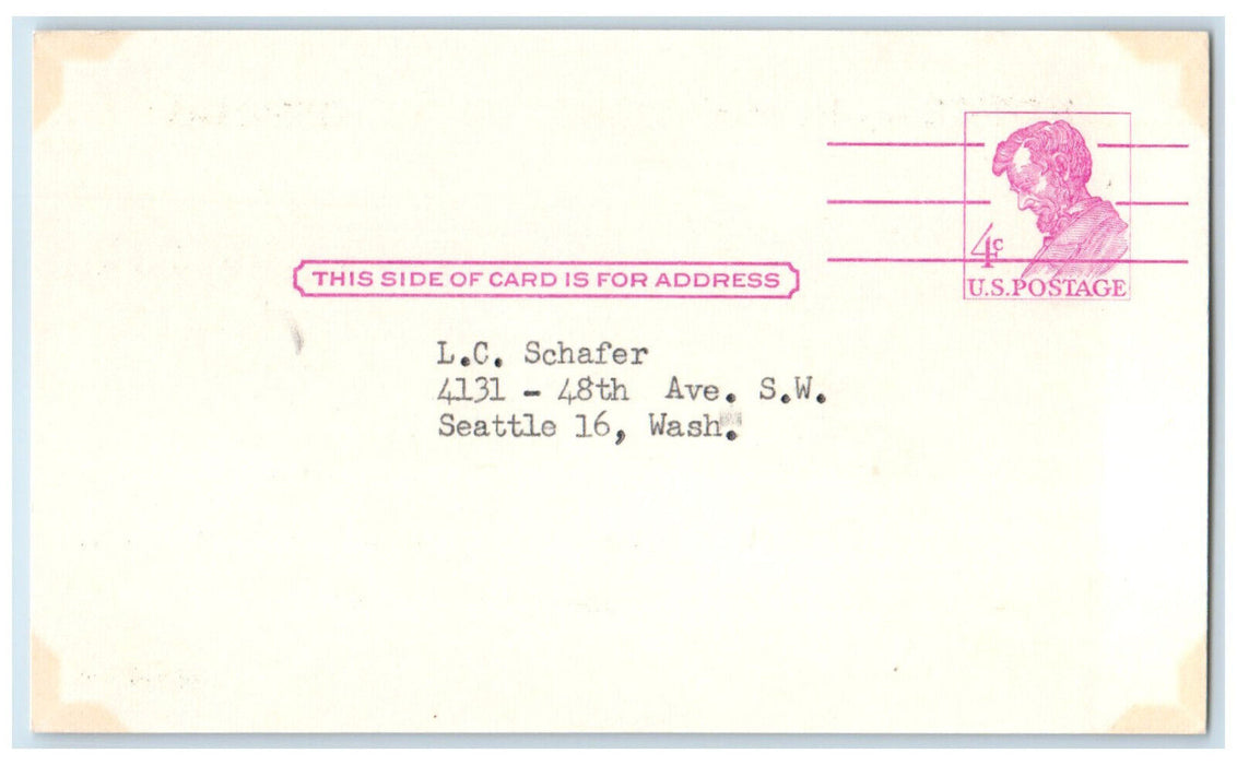 1912 Chicago St. Paul Minneapolis & Omaha Railway Co. Oakland NE Postal Card