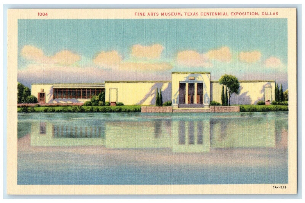 c1940 Fine Arts Museum Texas Civic Center Centennial Exposition Dallas Postcard