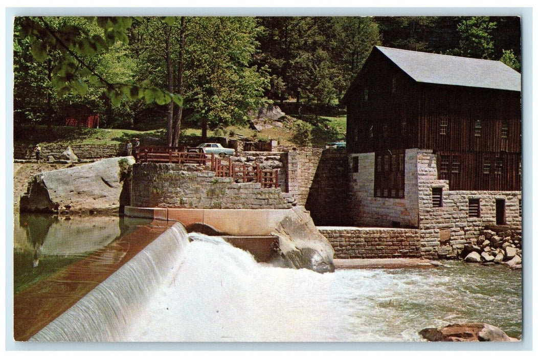 1969 McConnell's Mills State Park Butler Lake New Castle Pennsylvania Postcard