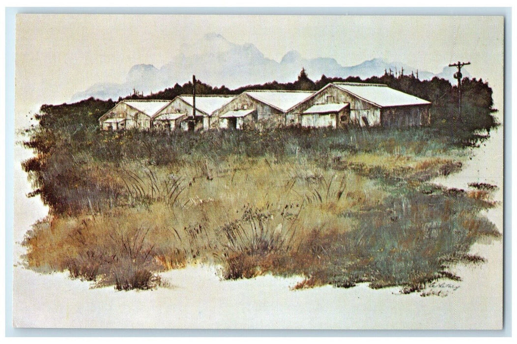 c1940 Phillips Mushroom Plant Kennett Square Pennsylvania PA Vintage Postcard