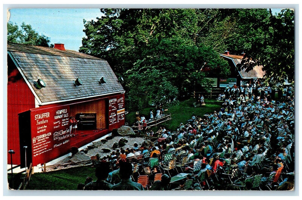 c1960 Aerial View Shindig Cripple Creek Lancaster Pennsylvania Antique Postcard
