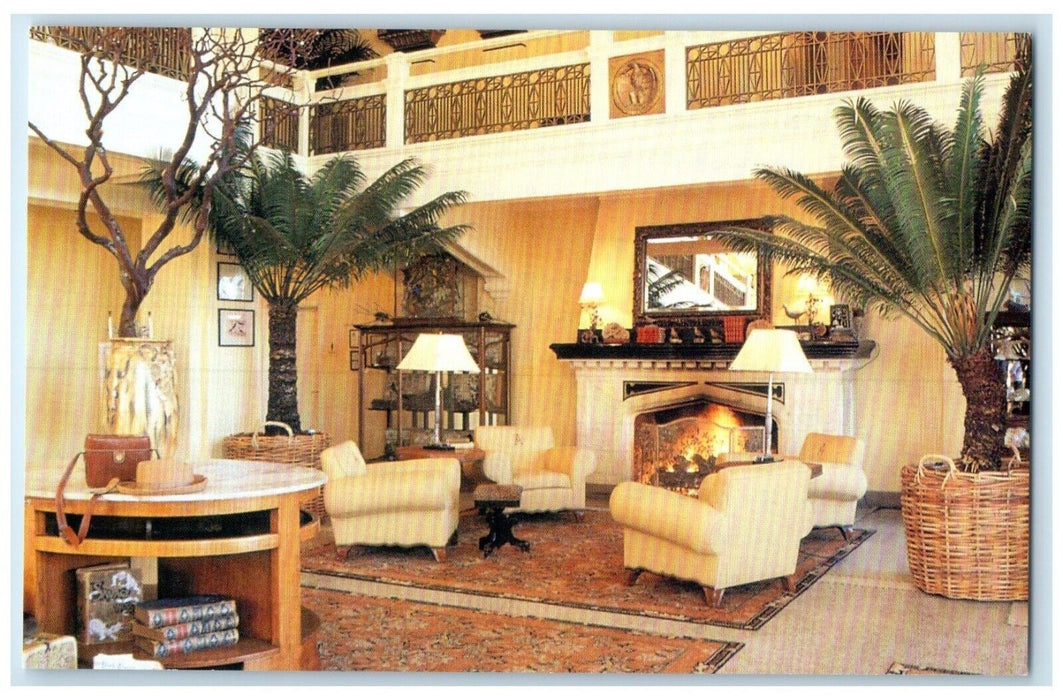 c2000's Ashland Springs Hotel European Boutique Hotel Lobby Oregon Postcard