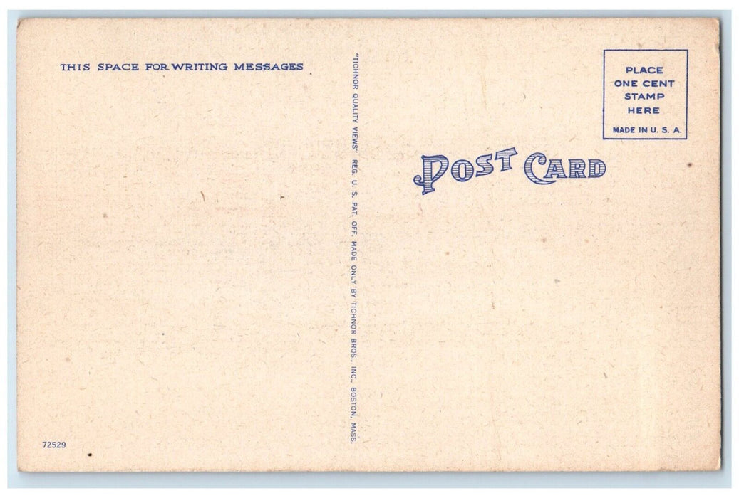 c1930's Sunset View And Sailboat Clear Lake Iowa IA Unposted Vintage Postcard